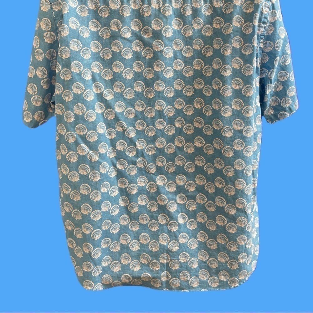 Charleston Threads Shell Linen Button Down Shirt - Picture 5 of 10